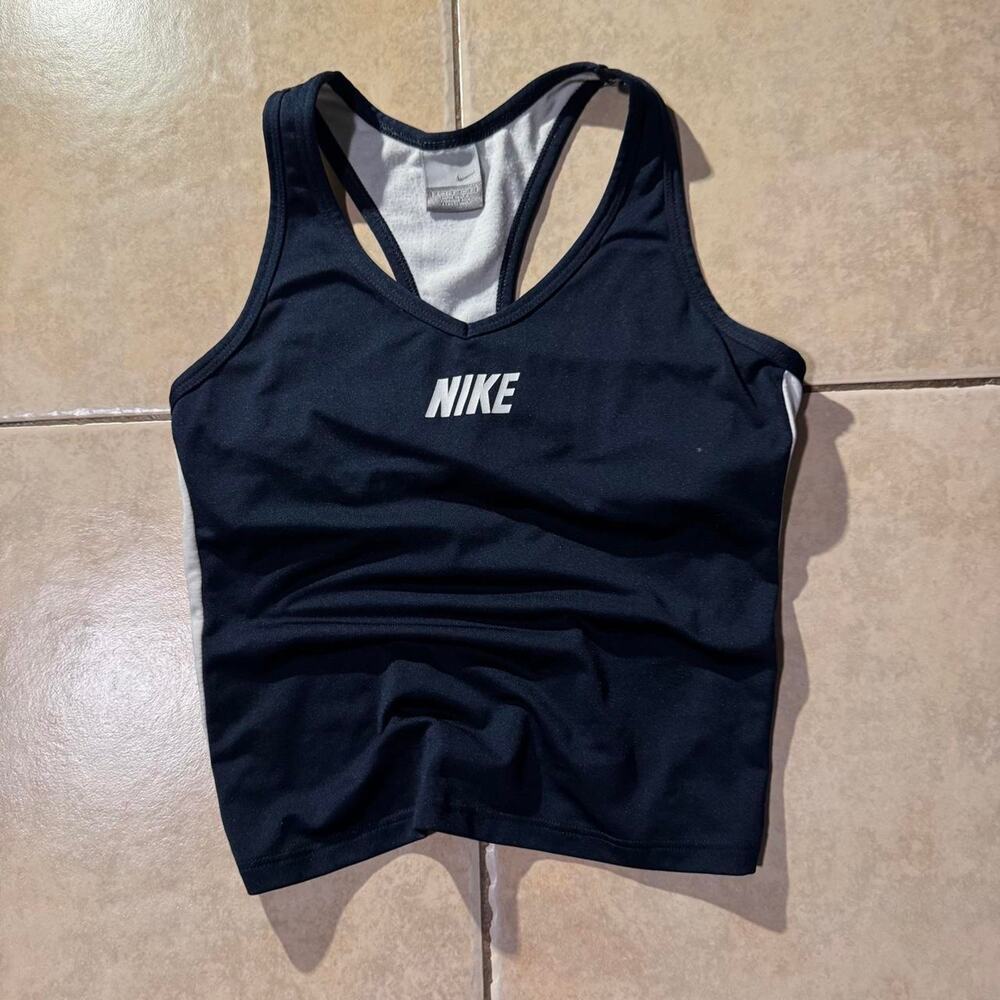 90s y2k grey tag nike bra shirt Size S in Womens
